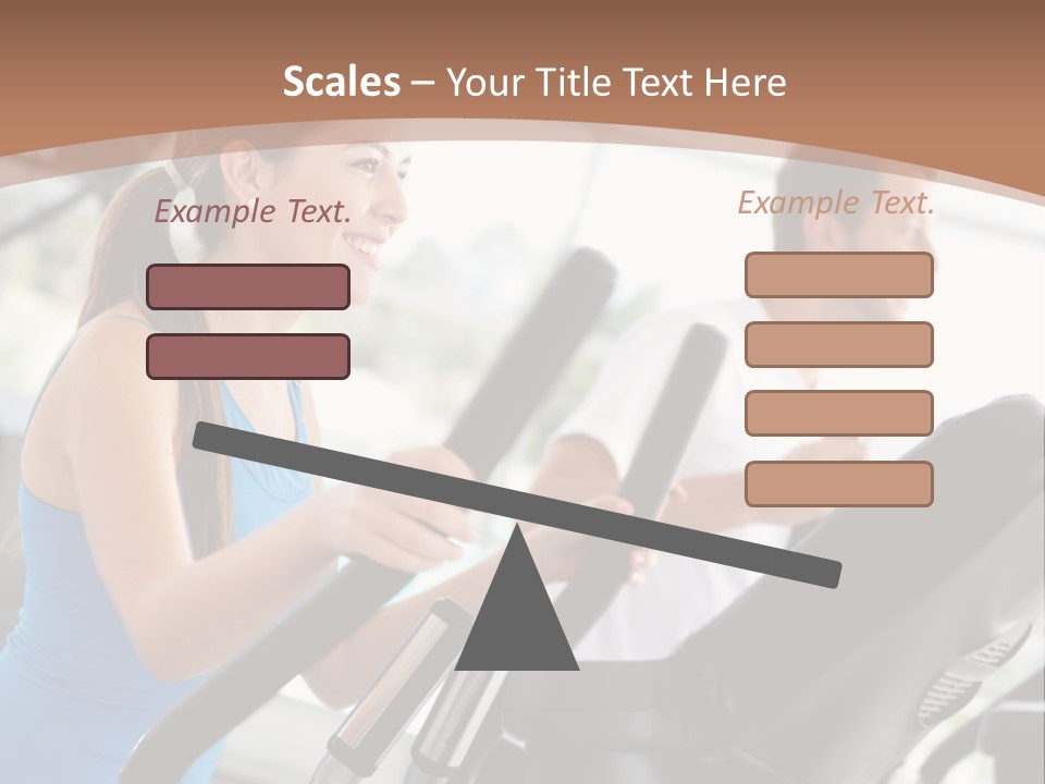 Happy Xtrainers Fitness PowerPoint Template