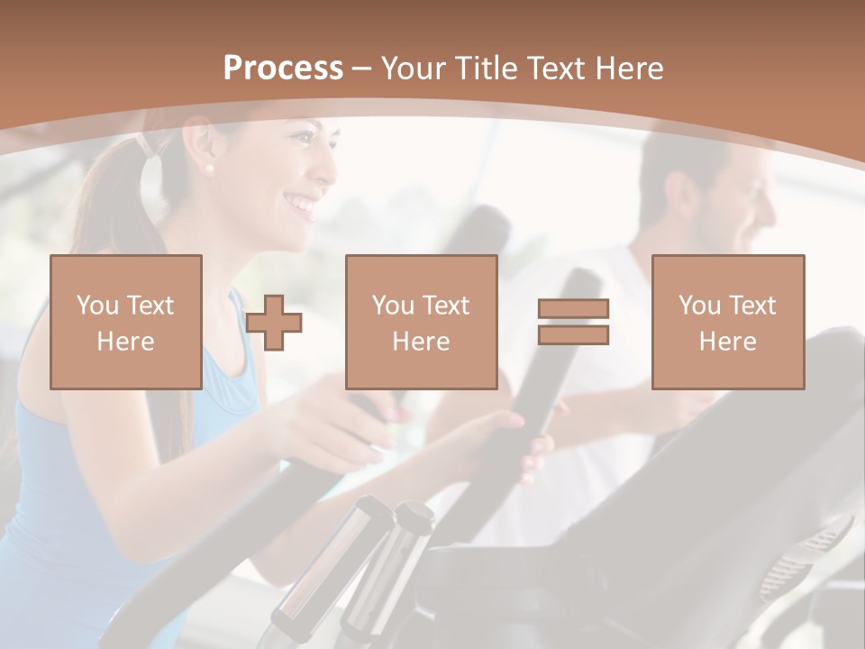 Happy Xtrainers Fitness PowerPoint Template