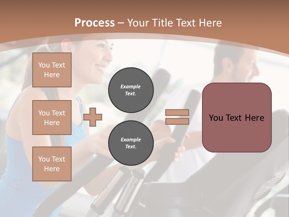 Happy Xtrainers Fitness PowerPoint Template