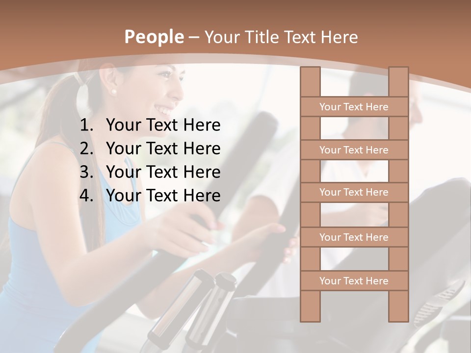Happy Xtrainers Fitness PowerPoint Template