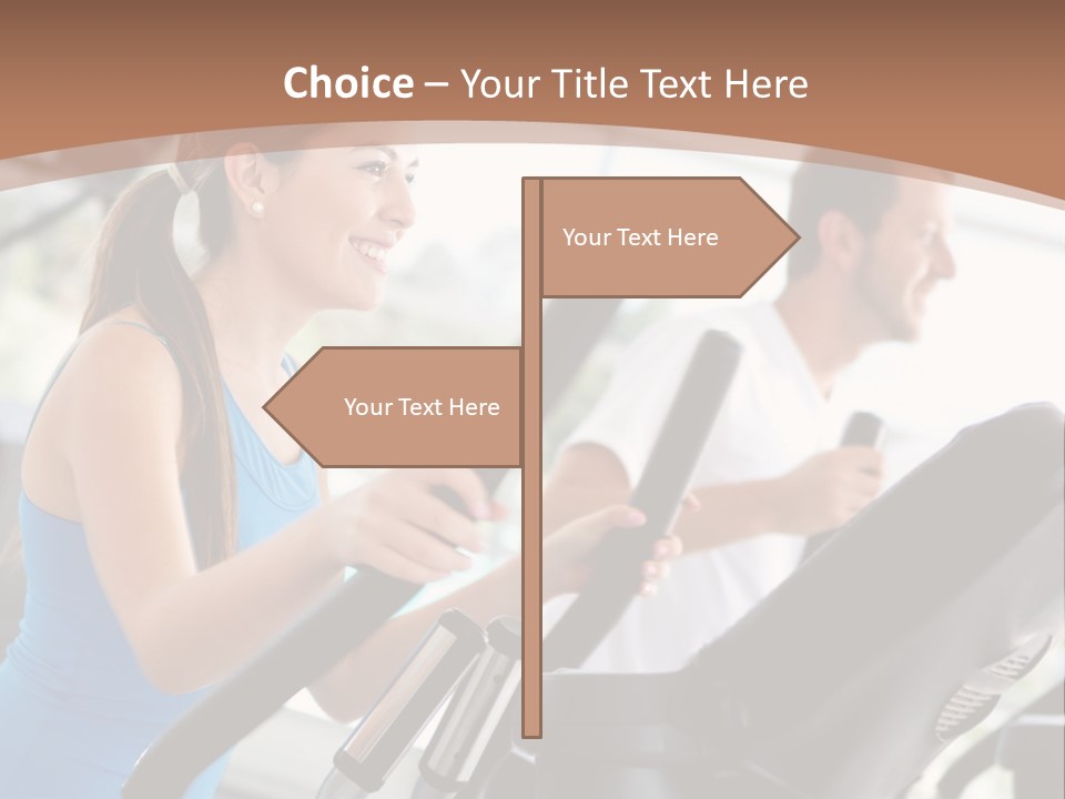 Happy Xtrainers Fitness PowerPoint Template