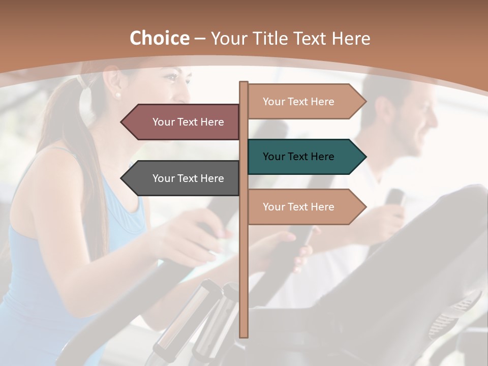 Happy Xtrainers Fitness PowerPoint Template