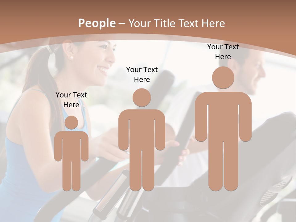 Happy Xtrainers Fitness PowerPoint Template