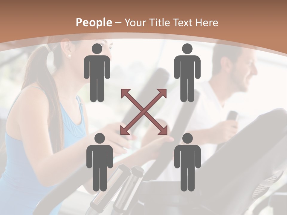 Happy Xtrainers Fitness PowerPoint Template