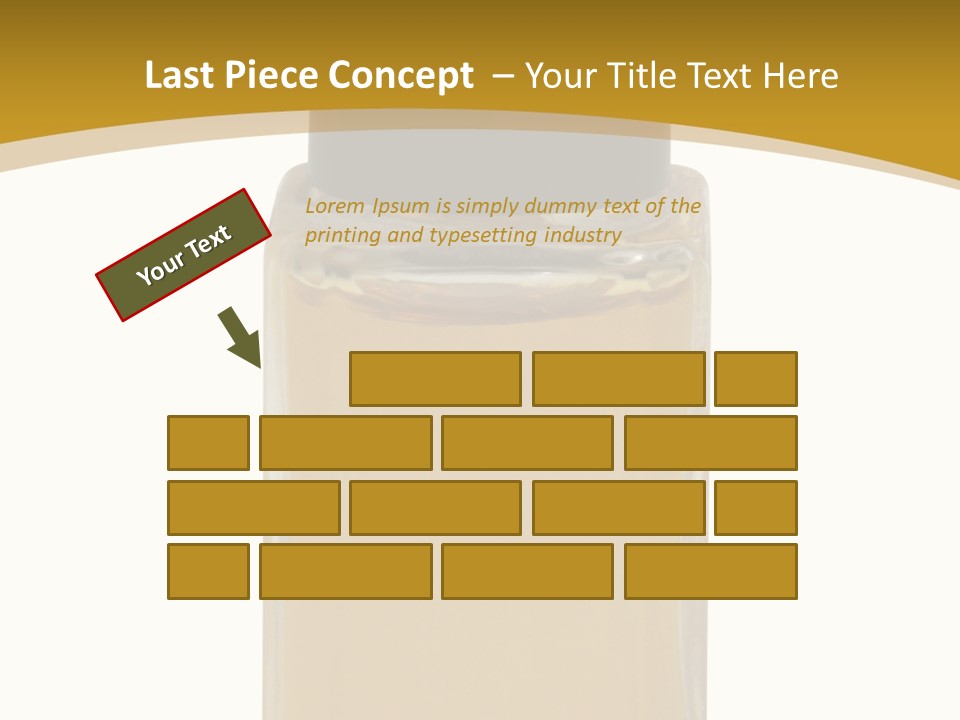 Single Object Color Image Isolated PowerPoint Template