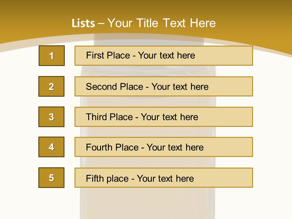 Single Object Color Image Isolated PowerPoint Template
