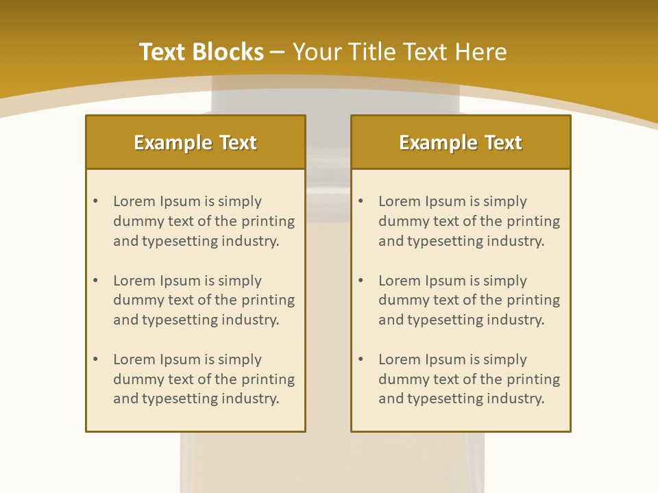Single Object Color Image Isolated PowerPoint Template