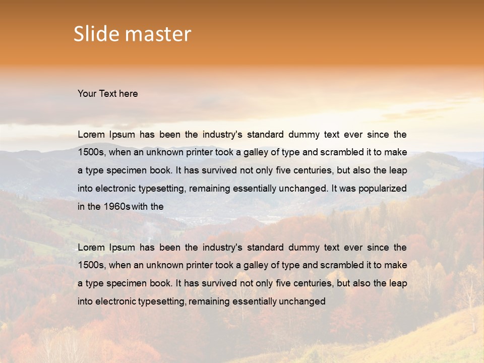 Beauty Park Environment PowerPoint Template