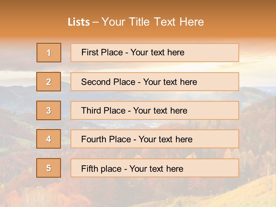 Beauty Park Environment PowerPoint Template