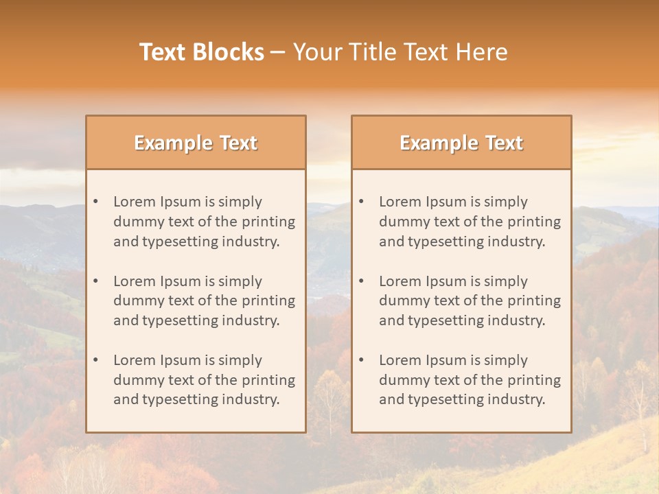 Beauty Park Environment PowerPoint Template