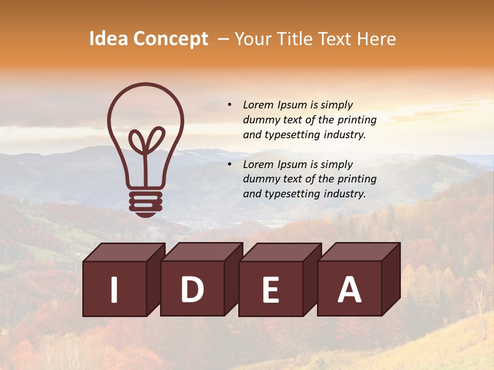 Beauty Park Environment PowerPoint Template