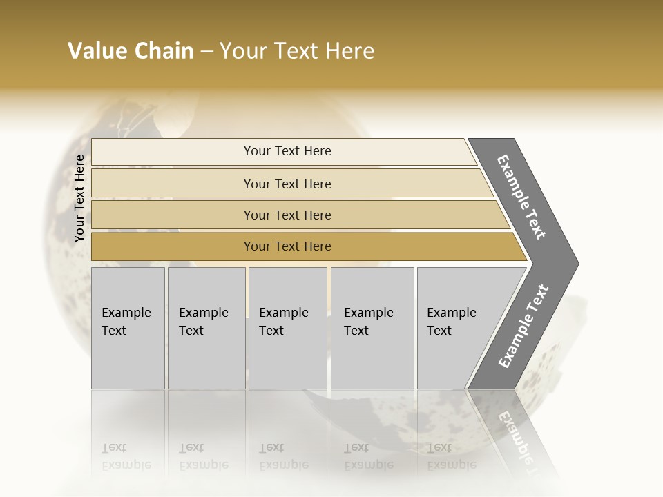 Studio Shot Food Quail Egg PowerPoint Template