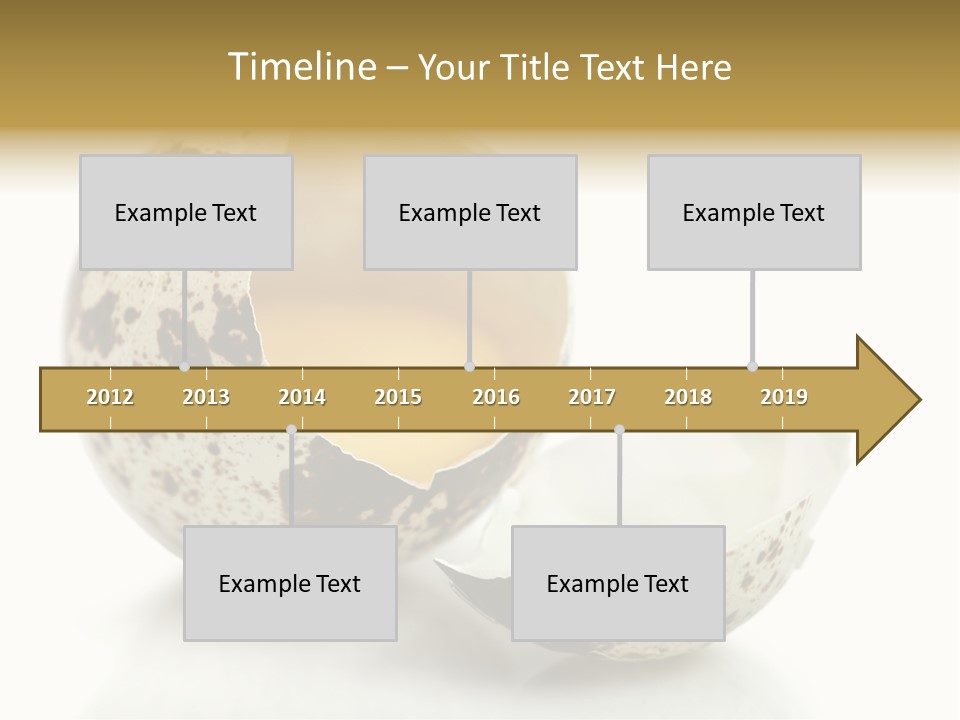 Studio Shot Food Quail Egg PowerPoint Template