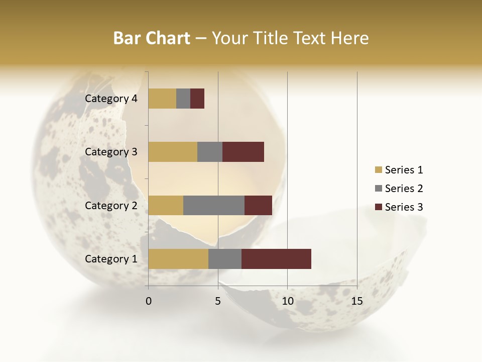 Studio Shot Food Quail Egg PowerPoint Template
