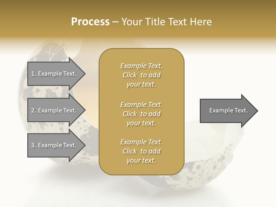 Studio Shot Food Quail Egg PowerPoint Template