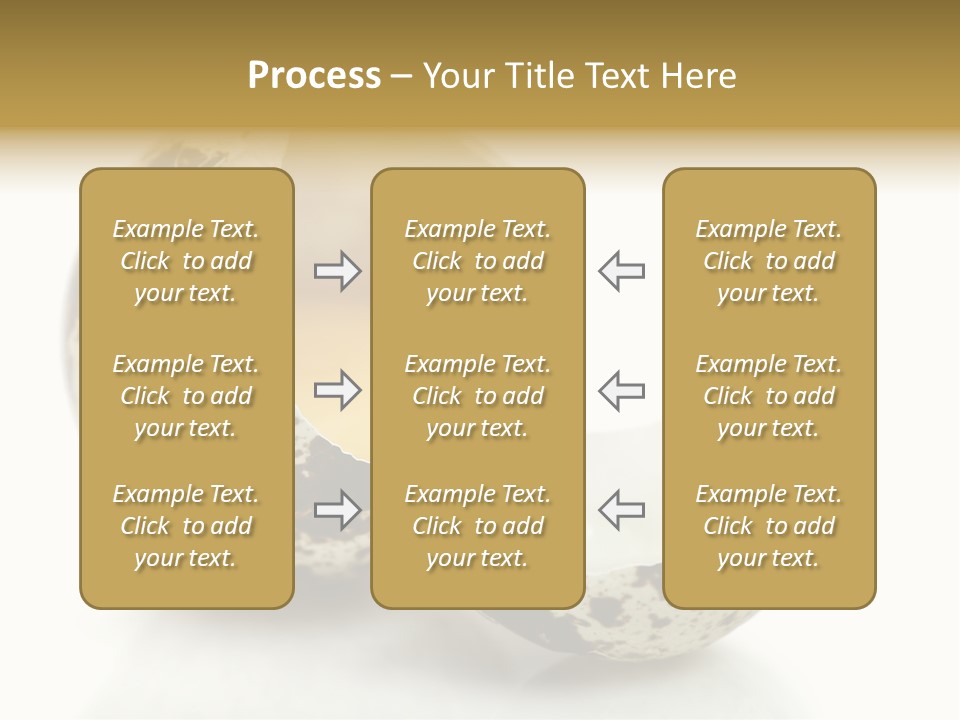 Studio Shot Food Quail Egg PowerPoint Template