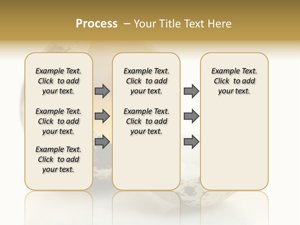 Studio Shot Food Quail Egg PowerPoint Template