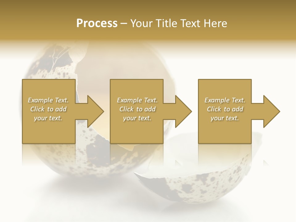 Studio Shot Food Quail Egg PowerPoint Template