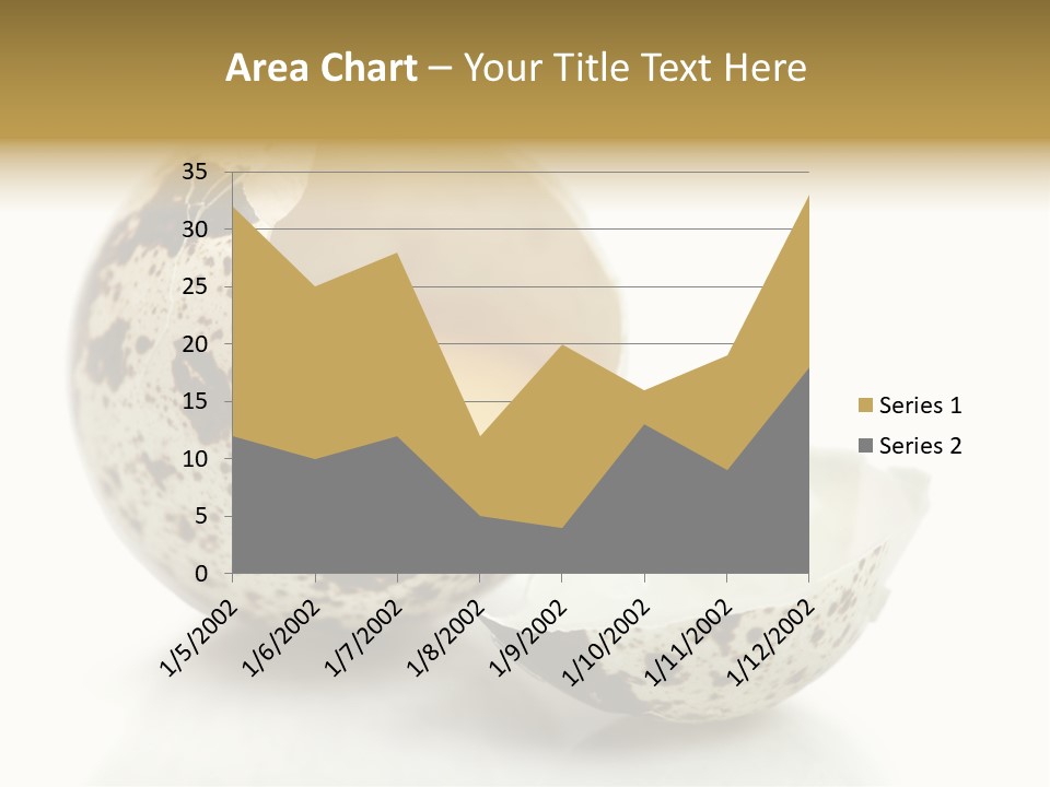 Studio Shot Food Quail Egg PowerPoint Template