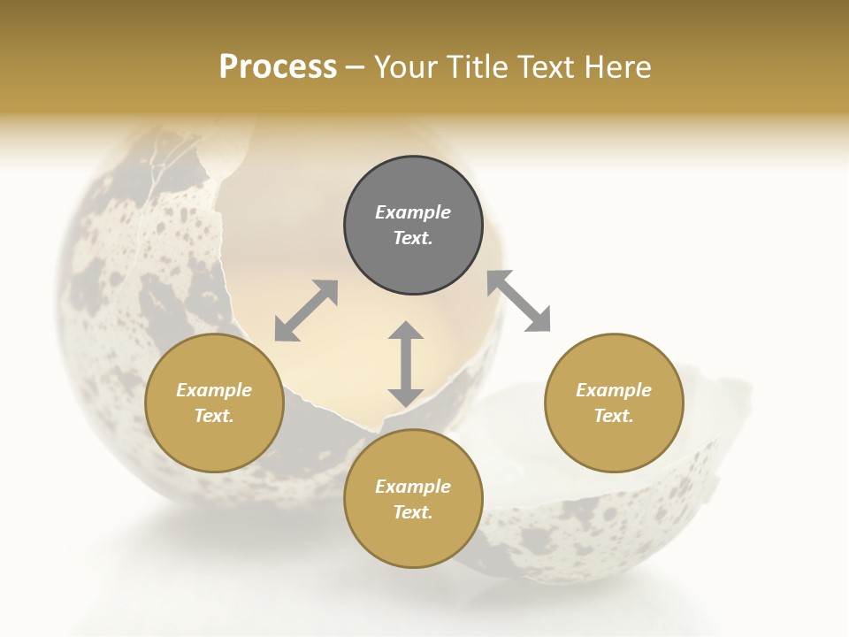 Studio Shot Food Quail Egg PowerPoint Template
