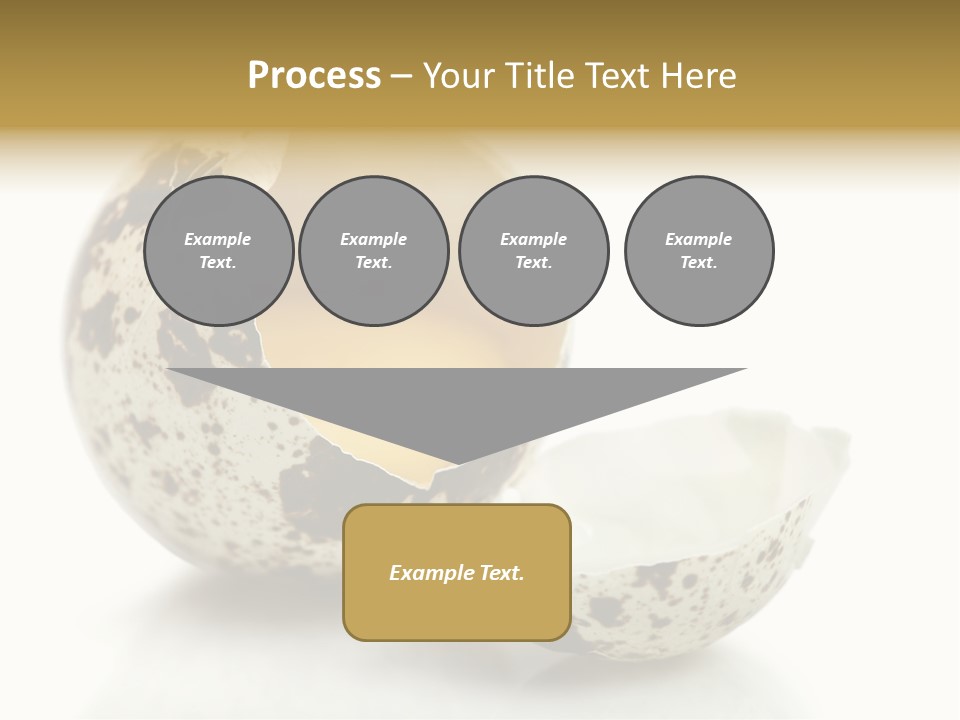 Studio Shot Food Quail Egg PowerPoint Template