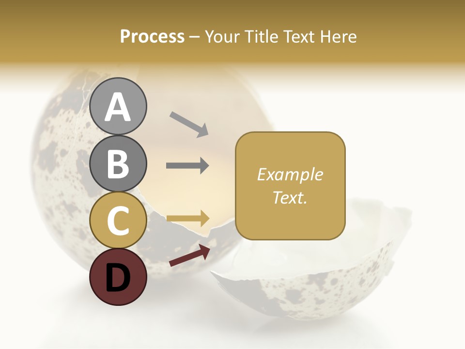 Studio Shot Food Quail Egg PowerPoint Template