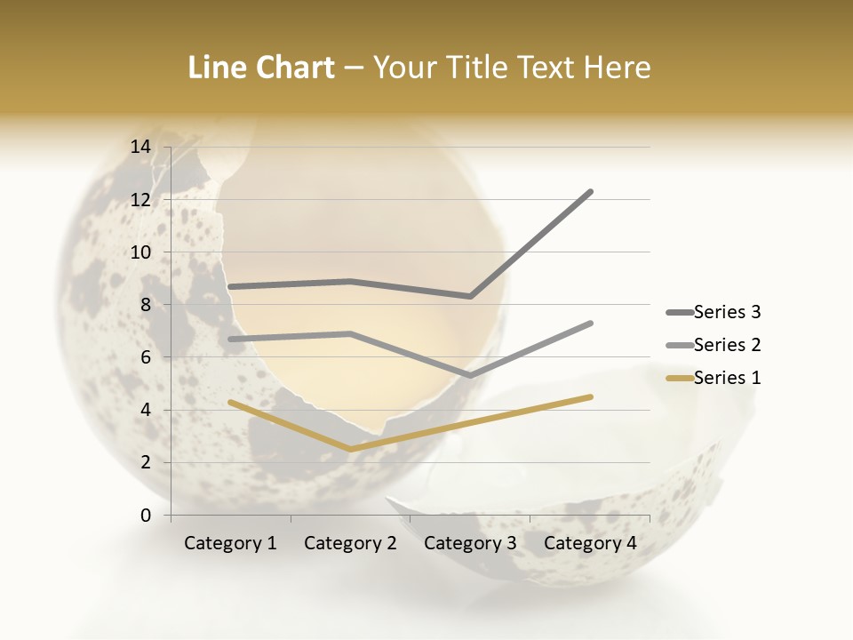 Studio Shot Food Quail Egg PowerPoint Template