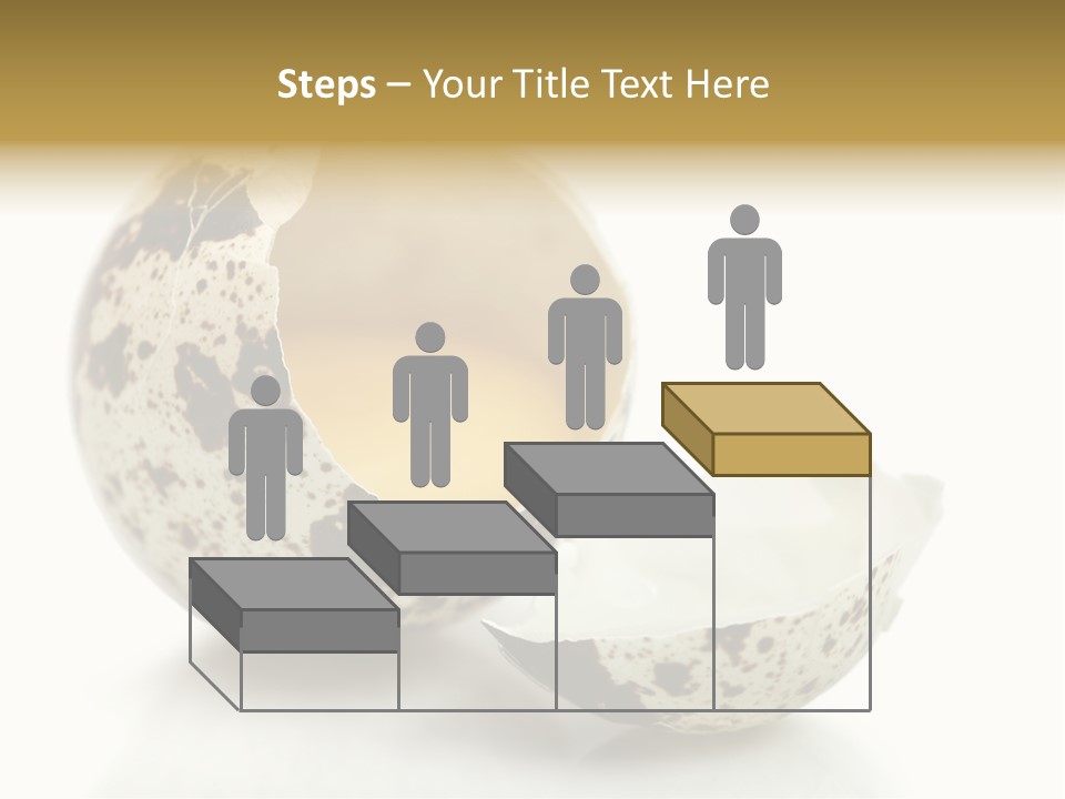 Studio Shot Food Quail Egg PowerPoint Template