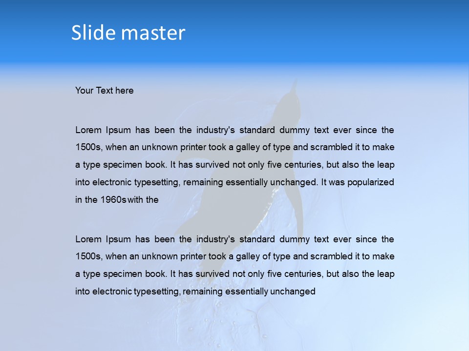 Cool Asahikawa Silhouette PowerPoint Template