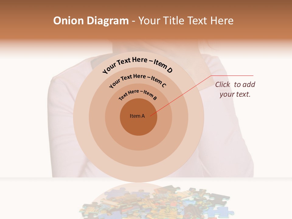 Activity Puzzle Caucasian PowerPoint Template