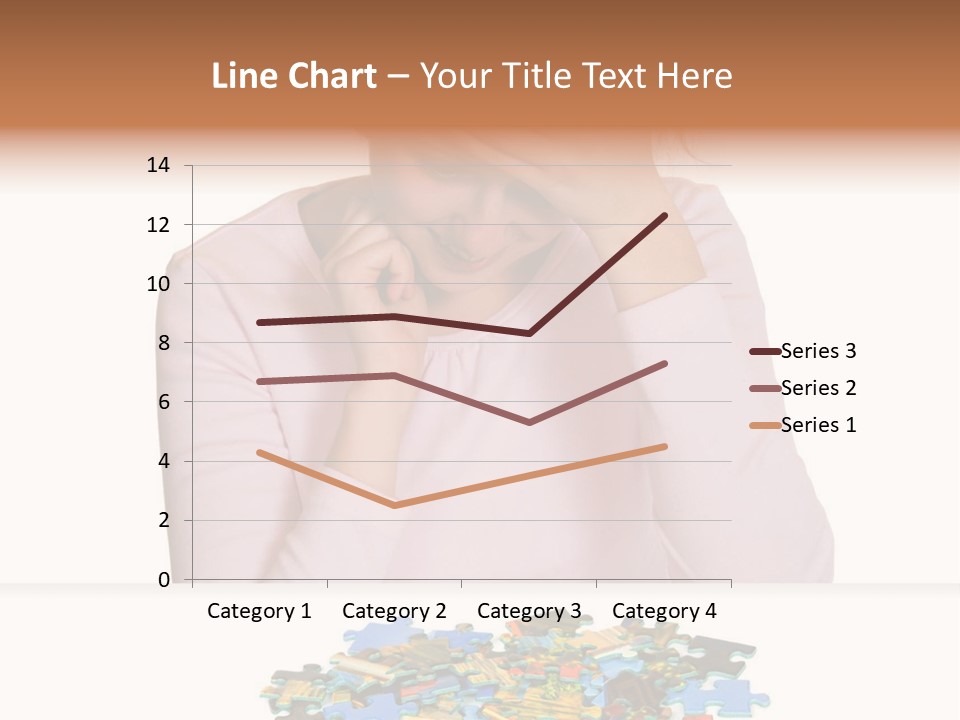 Activity Puzzle Caucasian PowerPoint Template