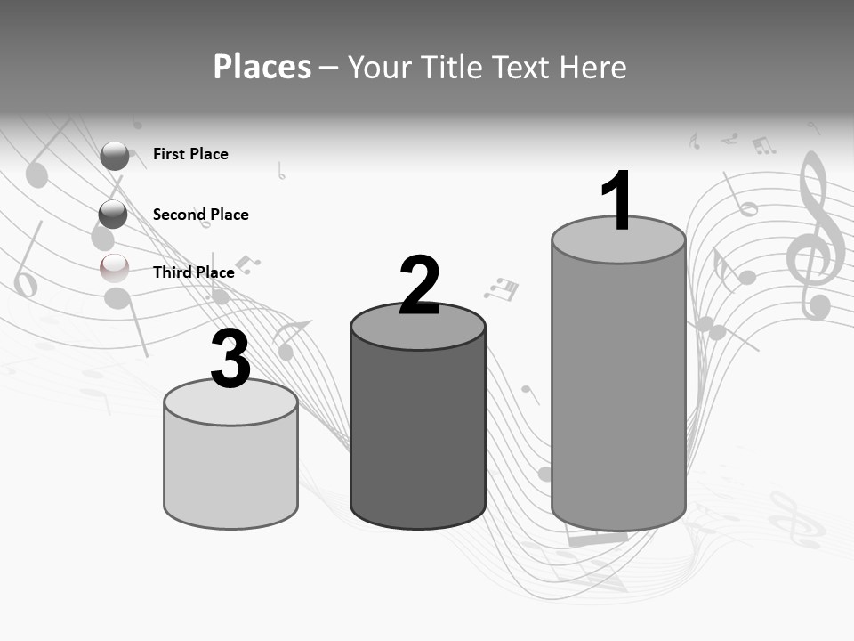 Symbol Melody Grunge PowerPoint Template