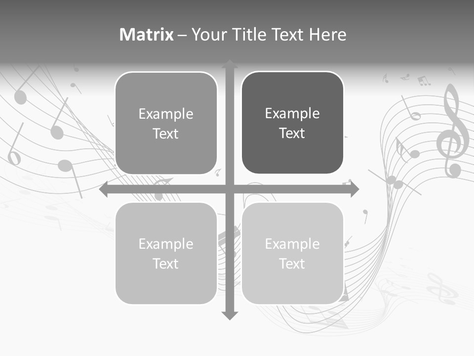 Symbol Melody Grunge PowerPoint Template