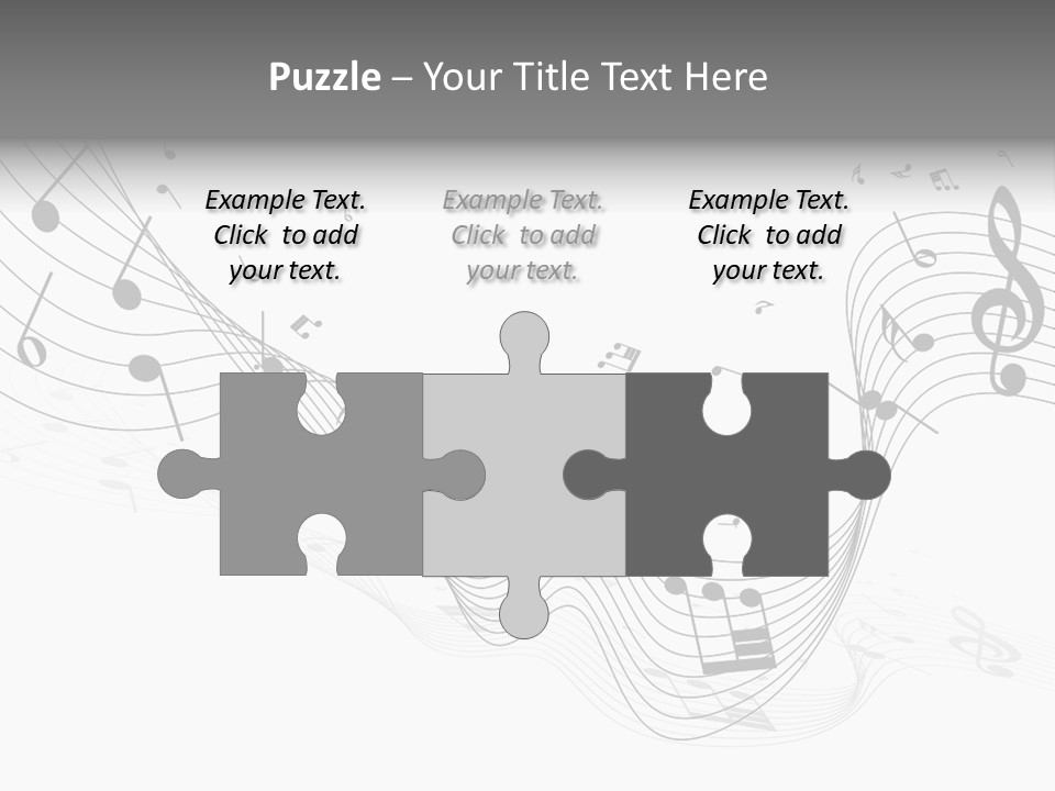 Symbol Melody Grunge PowerPoint Template