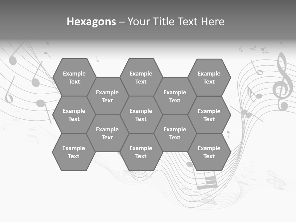 Symbol Melody Grunge PowerPoint Template