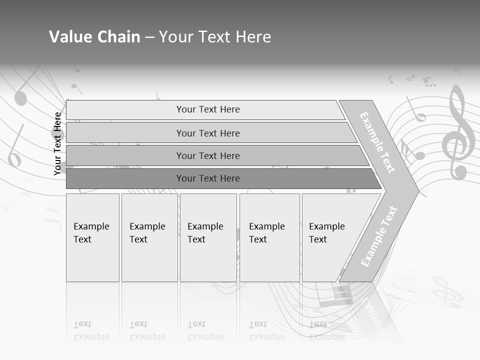 Symbol Melody Grunge PowerPoint Template