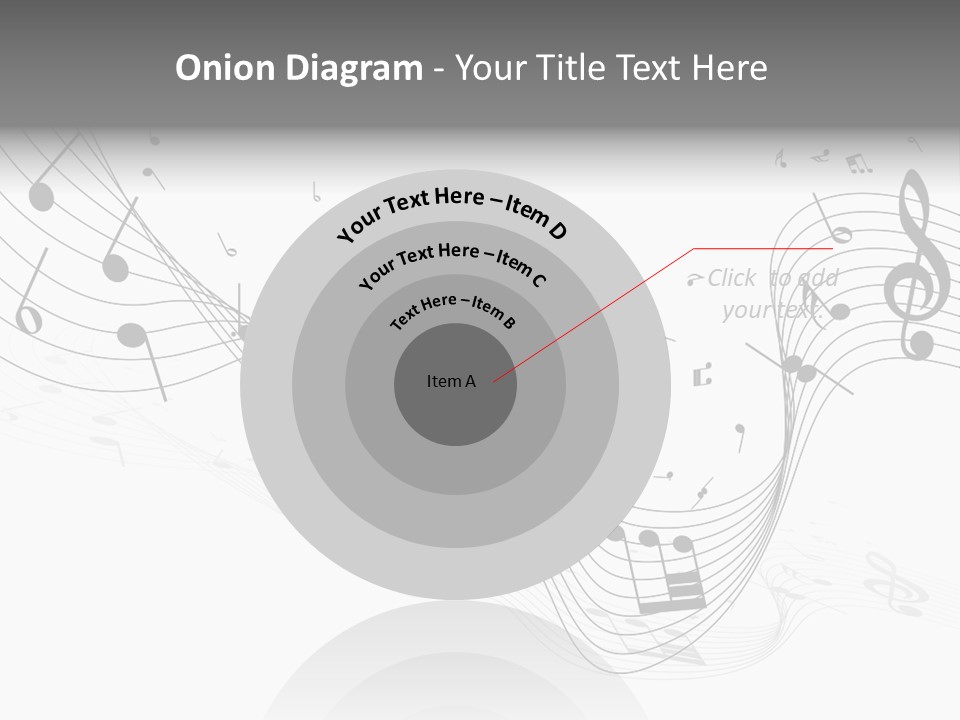 Symbol Melody Grunge PowerPoint Template
