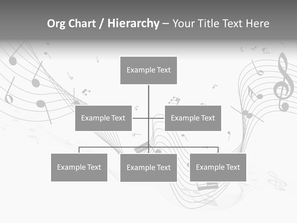 Symbol Melody Grunge PowerPoint Template