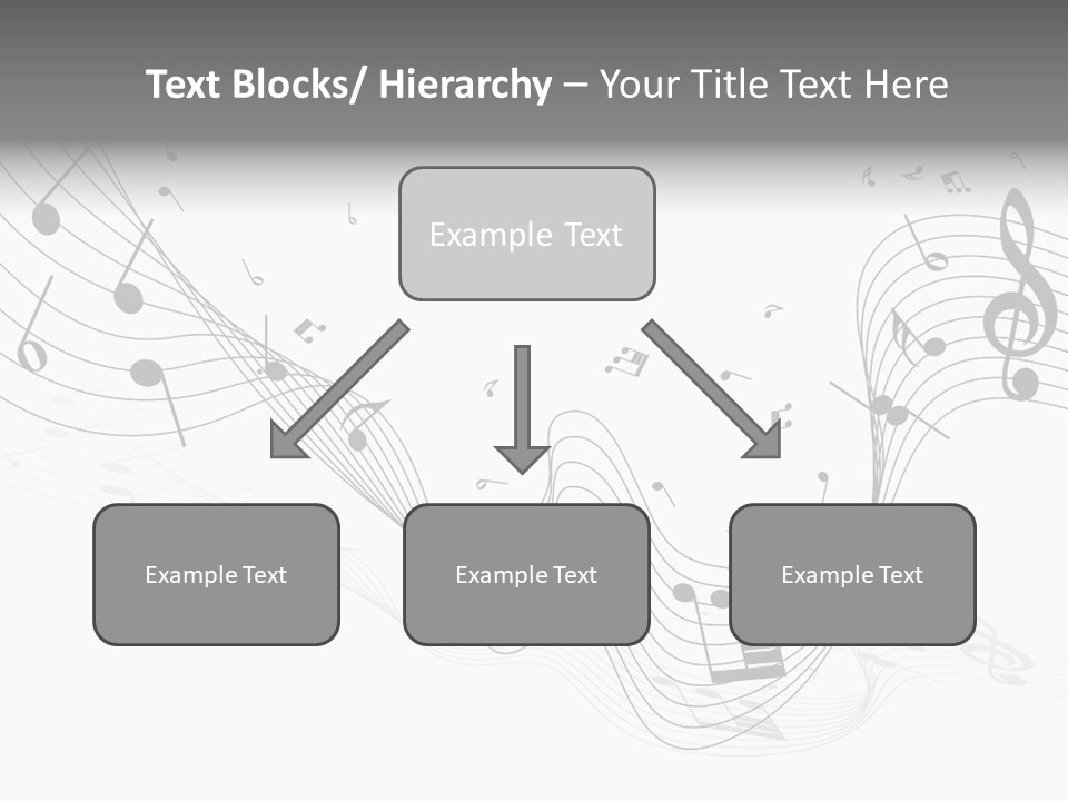 Symbol Melody Grunge PowerPoint Template