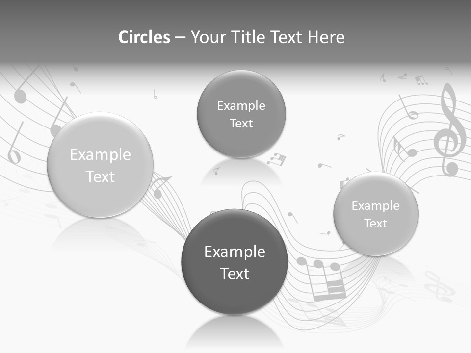 Symbol Melody Grunge PowerPoint Template