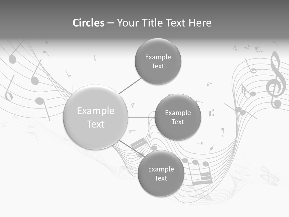 Symbol Melody Grunge PowerPoint Template