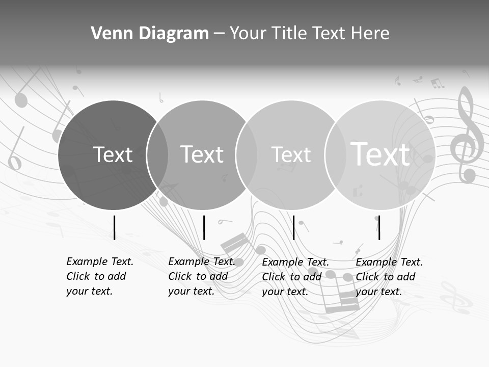 Symbol Melody Grunge PowerPoint Template