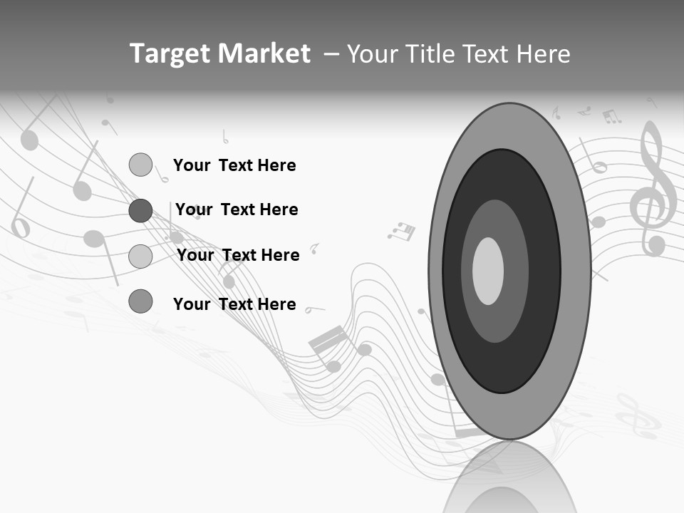 Symbol Melody Grunge PowerPoint Template