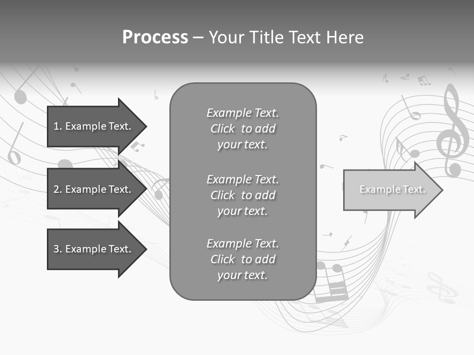 Symbol Melody Grunge PowerPoint Template