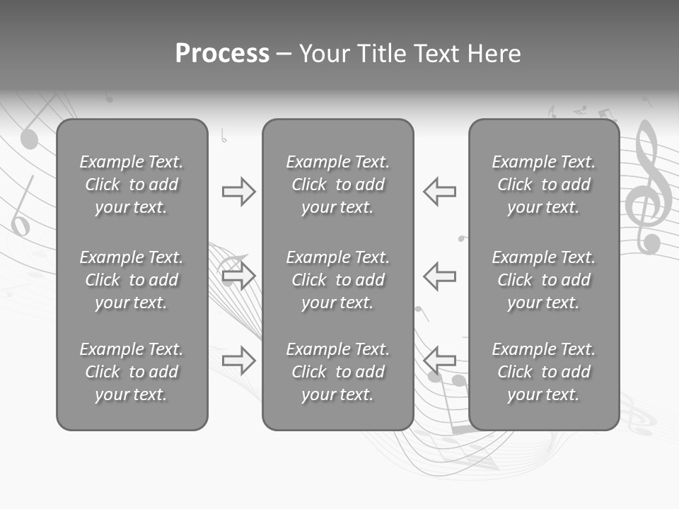 Symbol Melody Grunge PowerPoint Template