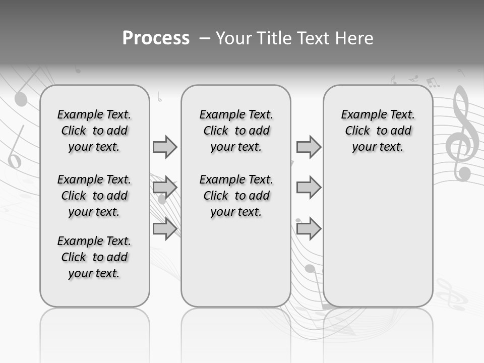 Symbol Melody Grunge PowerPoint Template