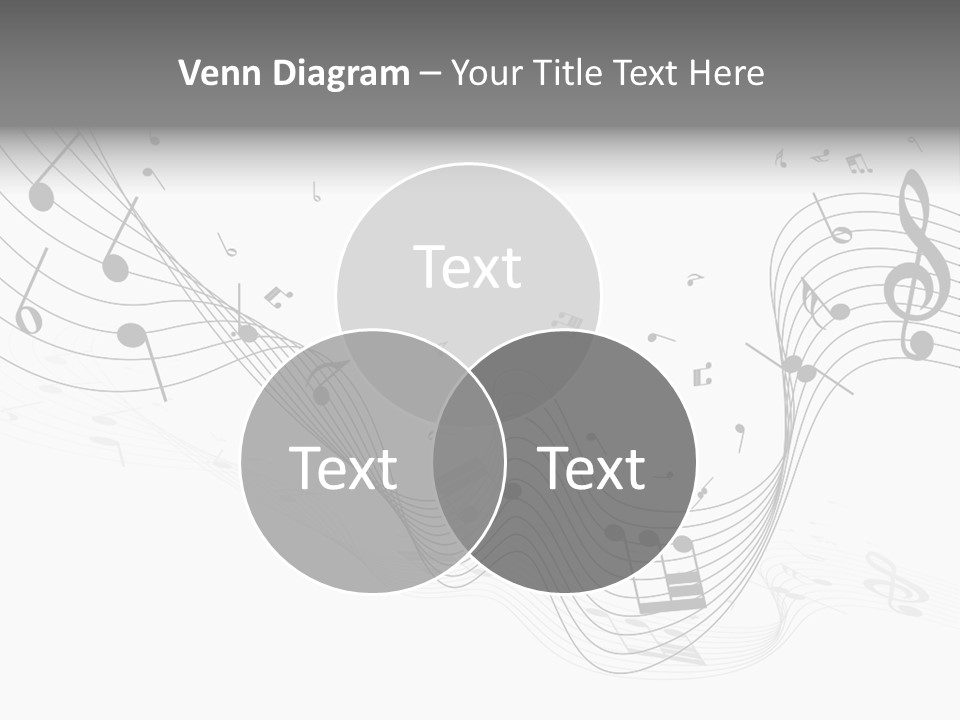 Symbol Melody Grunge PowerPoint Template