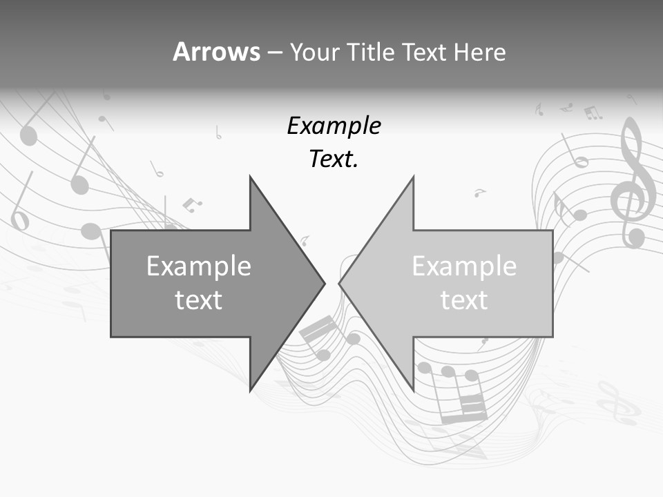 Symbol Melody Grunge PowerPoint Template