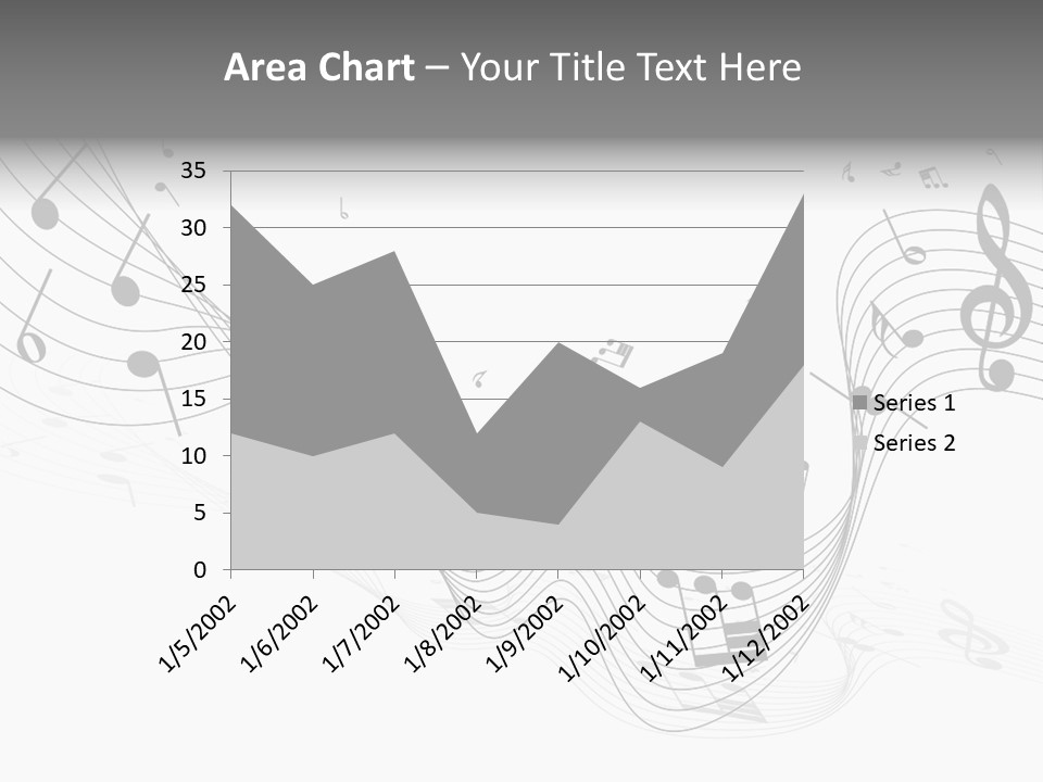 Symbol Melody Grunge PowerPoint Template