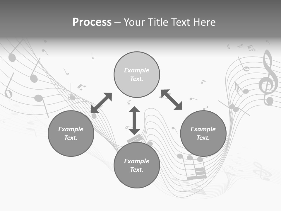 Symbol Melody Grunge PowerPoint Template